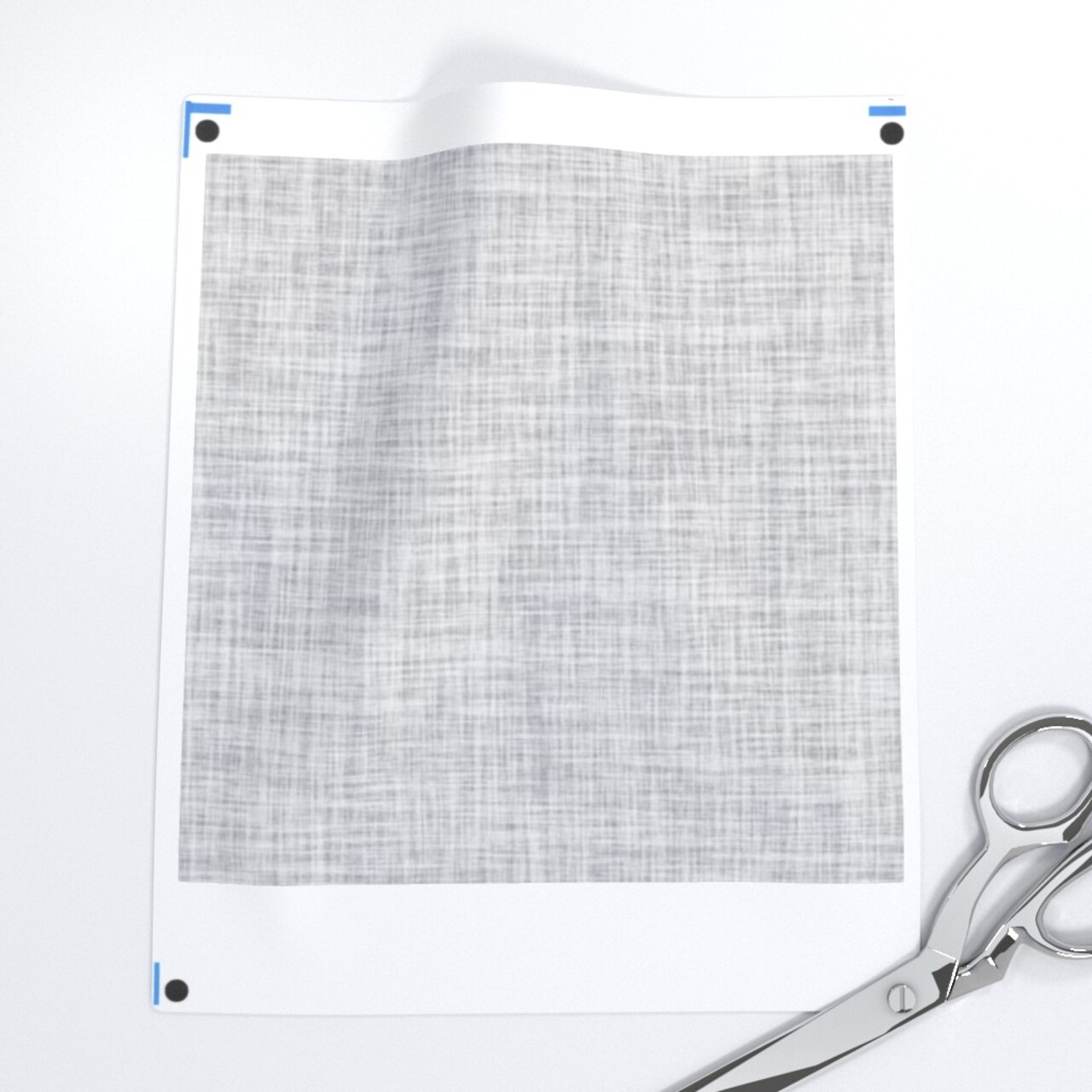 Cloud Gray Faux Woven Texture Look Light Grey Custom Pre-pasted Wallpaper by Spoonflower Pre-Pasted Wallpaper 2FT Wide